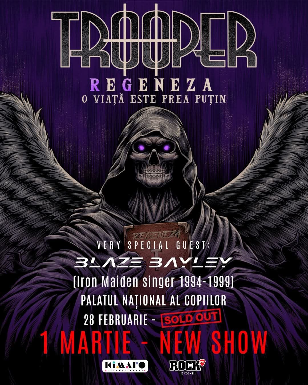 Afiș Concert Trooper